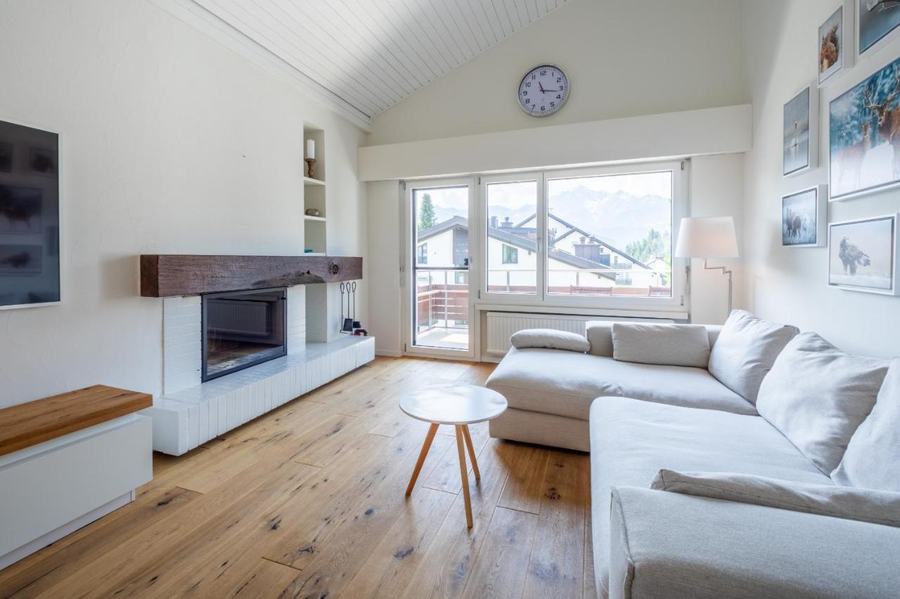 Casa Curnera 8 Appartement Laax Buitenkant foto